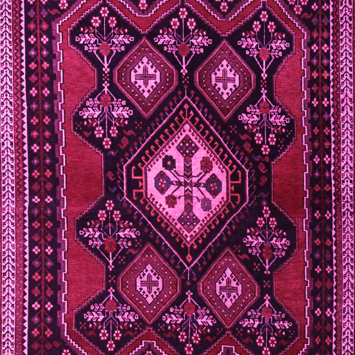 Machine Washable Persian Pink Traditional Rug, wshtr1936pnk