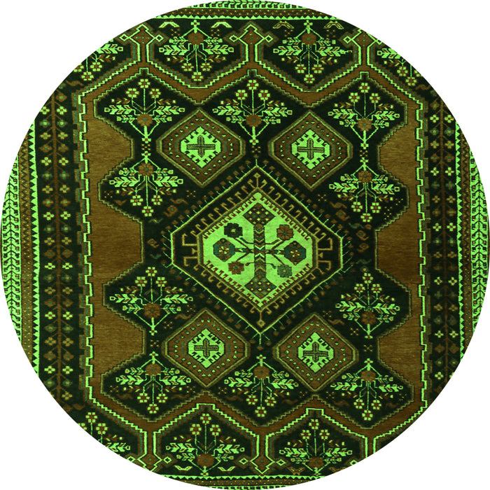 Machine Washable Persian Green Traditional Area Rugs, wshtr1936grn