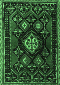 Persian Emerald Green Traditional Rug, tr1936emgrn