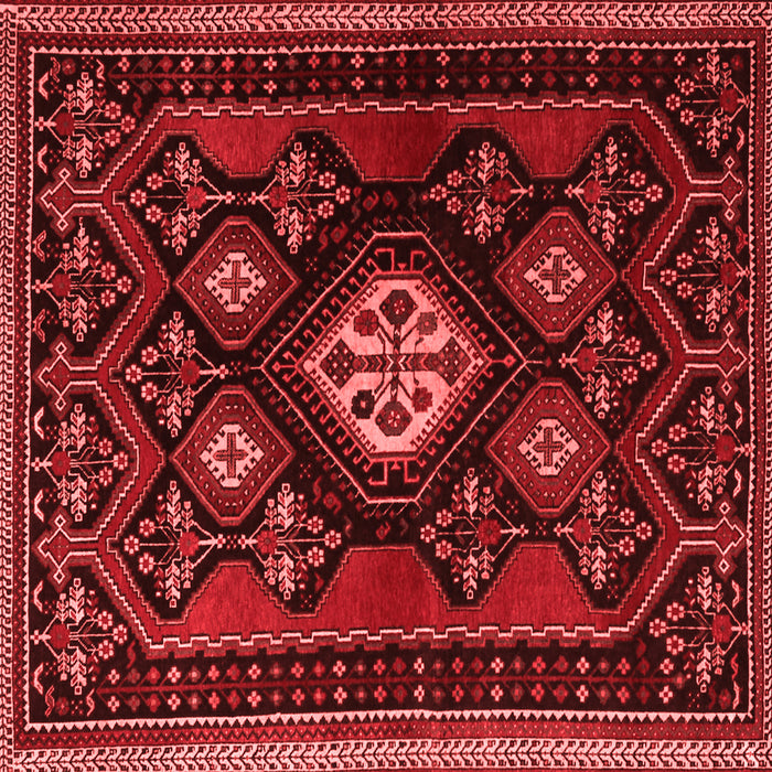 Machine Washable Persian Red Traditional Rug, wshtr1936red
