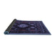 Sideview of Persian Blue Traditional Rug, tr1936blu