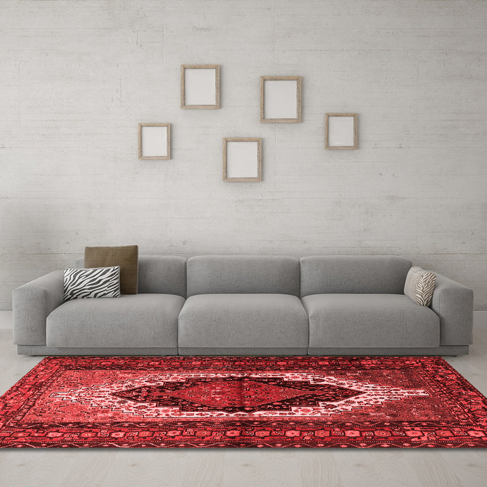 Traditional Red Washable Rugs
