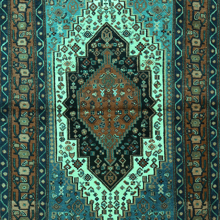Persian Turquoise Traditional Rug, tr1937turq