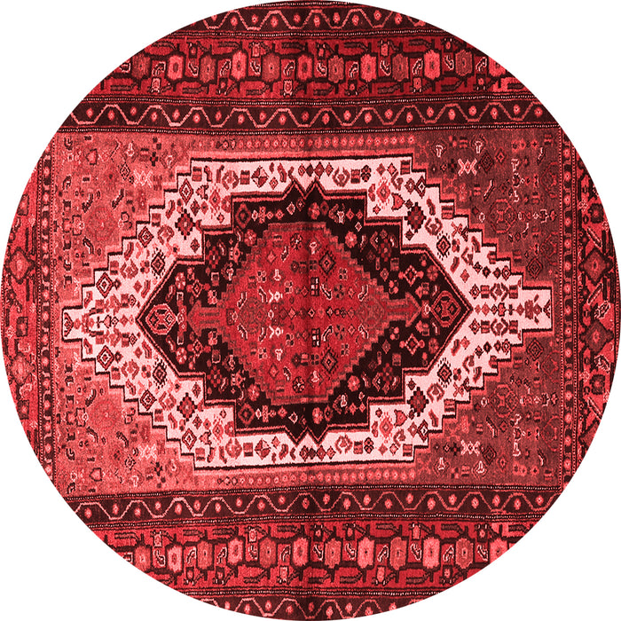 Machine Washable Persian Red Traditional Rug, wshtr1937red