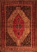 Serging Thickness of Machine Washable Persian Orange Traditional Area Rugs, wshtr1938org