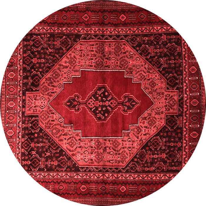 Machine Washable Persian Red Traditional Rug, wshtr1938red