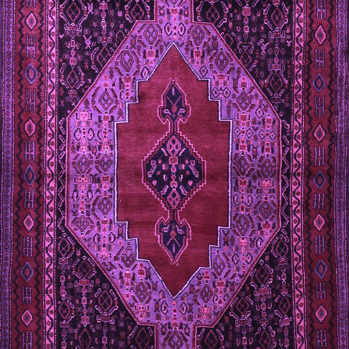 Machine Washable Persian Purple Traditional Area Rugs, wshtr1938pur