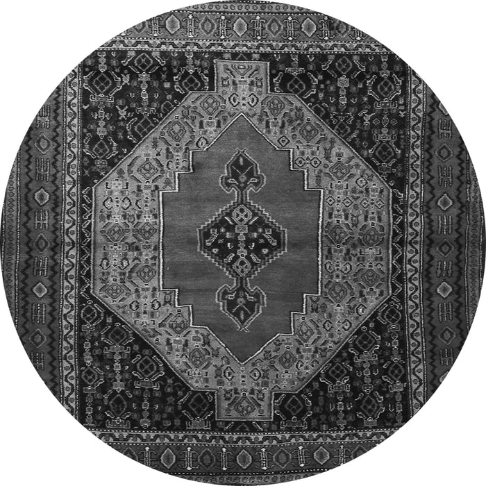 Machine Washable Persian Gray Traditional Rug, wshtr1938gry