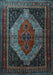 Machine Washable Persian Light Blue Traditional Rug, wshtr1938lblu