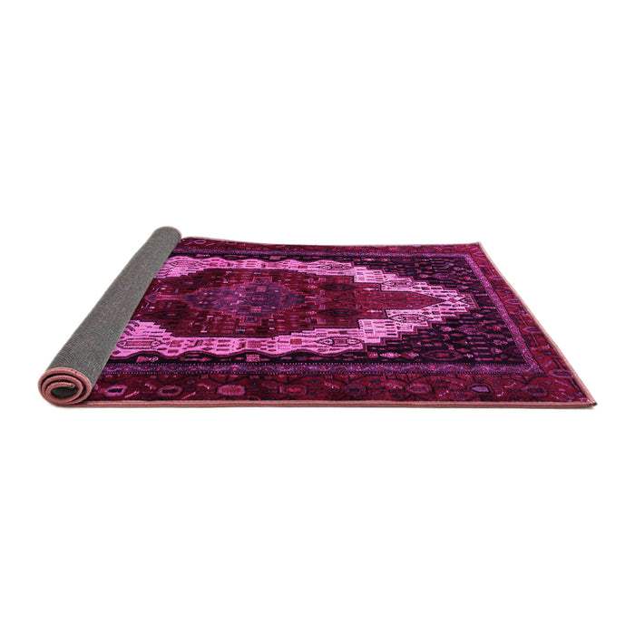 Sideview of Persian Pink Traditional Rug, tr1939pnk