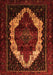 Serging Thickness of Machine Washable Persian Orange Traditional Area Rugs, wshtr1939org