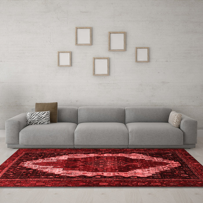 Traditional Red Washable Rugs