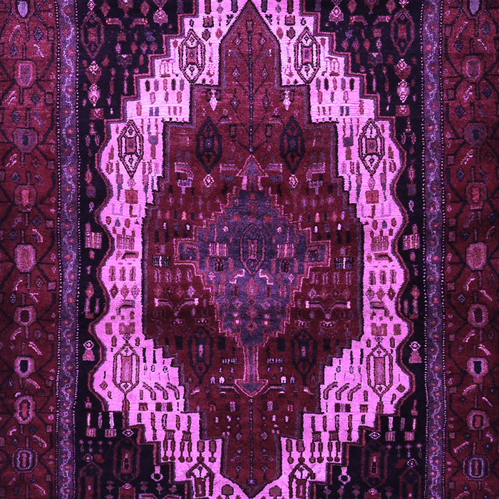Machine Washable Persian Purple Traditional Area Rugs, wshtr1939pur