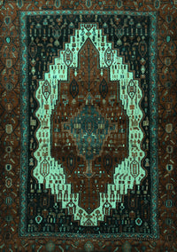 Persian Turquoise Traditional Rug, tr1939turq