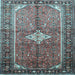 Square Persian Light Blue Traditional Rug, tr193lblu