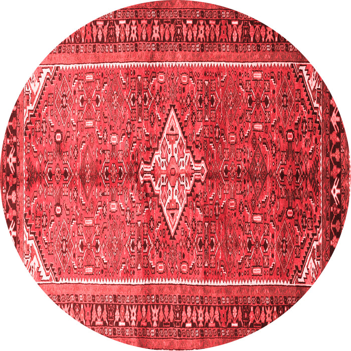 Machine Washable Persian Red Traditional Rug, wshtr193red