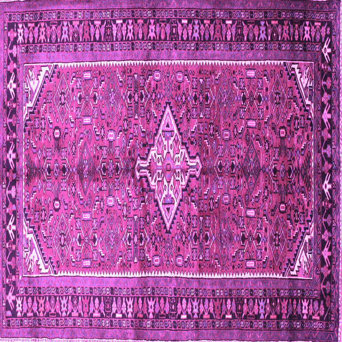 Square Persian Purple Traditional Rug, tr193pur
