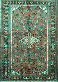 Persian Turquoise Traditional Rug, tr193turq