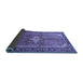 Sideview of Persian Blue Traditional Rug, tr193blu