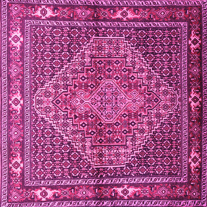 Square Persian Pink Traditional Rug, tr1940pnk