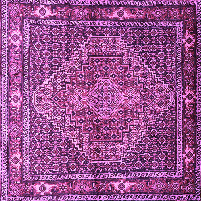 Square Persian Purple Traditional Rug, tr1940pur