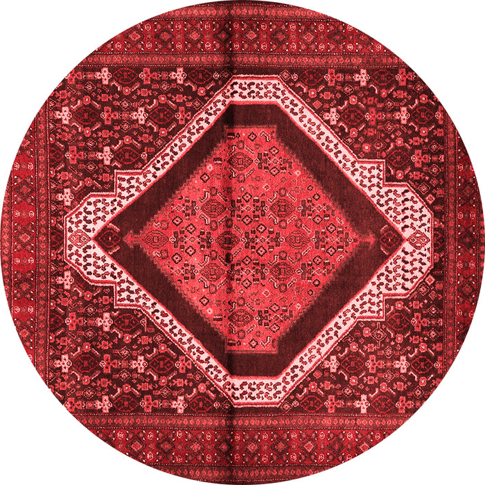 Machine Washable Persian Red Traditional Rug, wshtr1941red