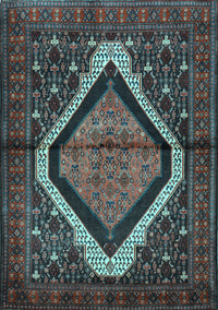 Persian Light Blue Traditional Rug, tr1941lblu