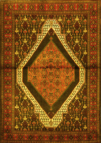 Persian Yellow Traditional Rug, tr1941yw