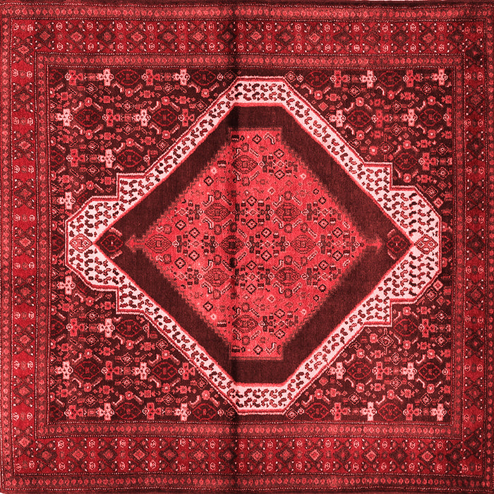 Machine Washable Persian Red Traditional Rug, wshtr1941red