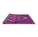 Sideview of Persian Purple Traditional Rug, tr1941pur