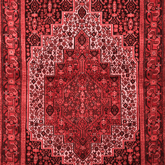 Machine Washable Persian Red Traditional Rug, wshtr1942red