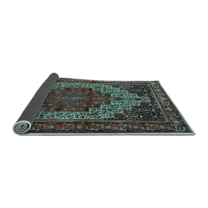 Sideview of Persian Light Blue Traditional Rug, tr1942lblu