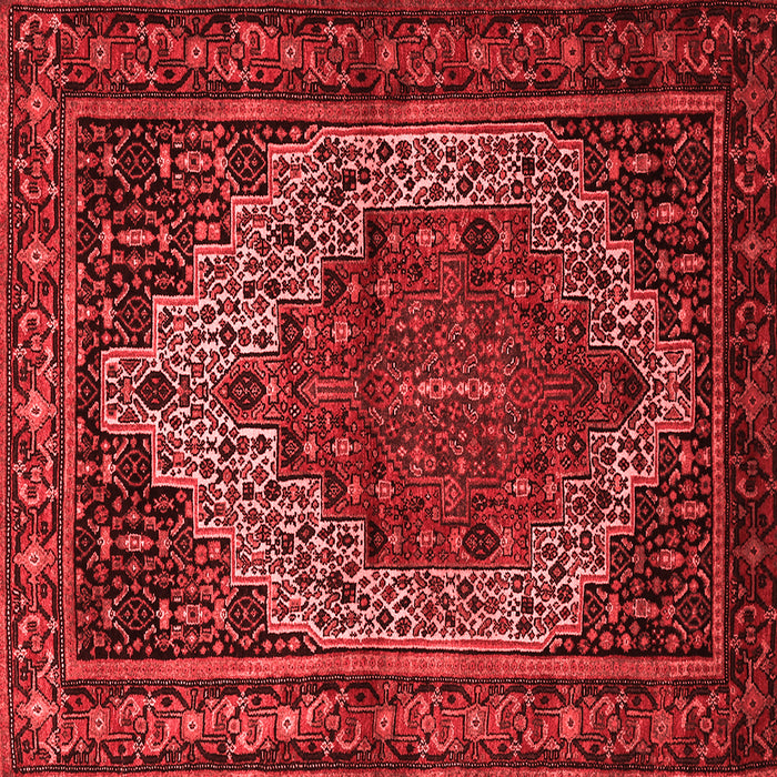Machine Washable Persian Red Traditional Rug, wshtr1942red