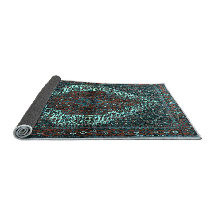 Sideview of Persian Light Blue Traditional Rug, tr1943lblu
