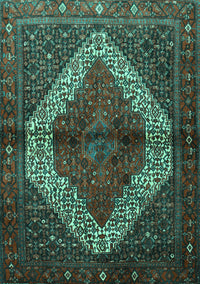 Persian Turquoise Traditional Rug, tr1943turq
