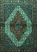 Persian Turquoise Traditional Rug, tr1943turq