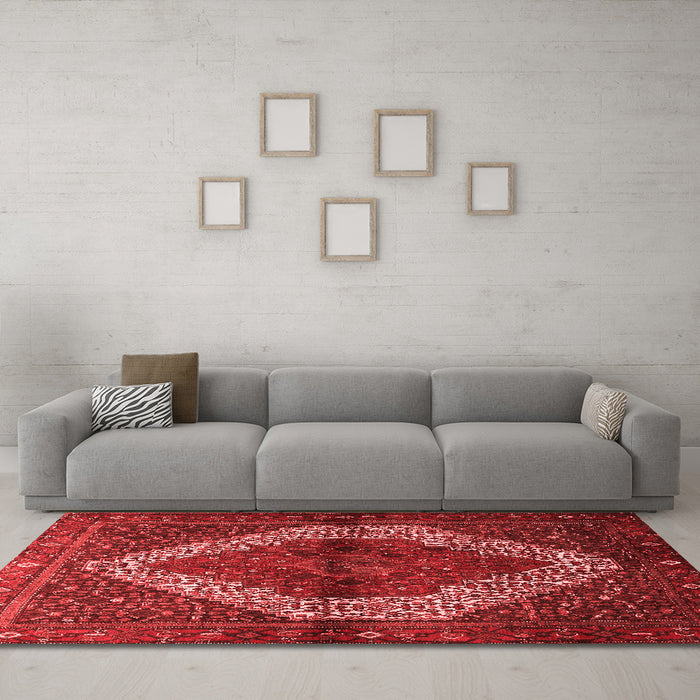 Traditional Red Washable Rugs