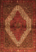 Serging Thickness of Machine Washable Persian Orange Traditional Area Rugs, wshtr1943org