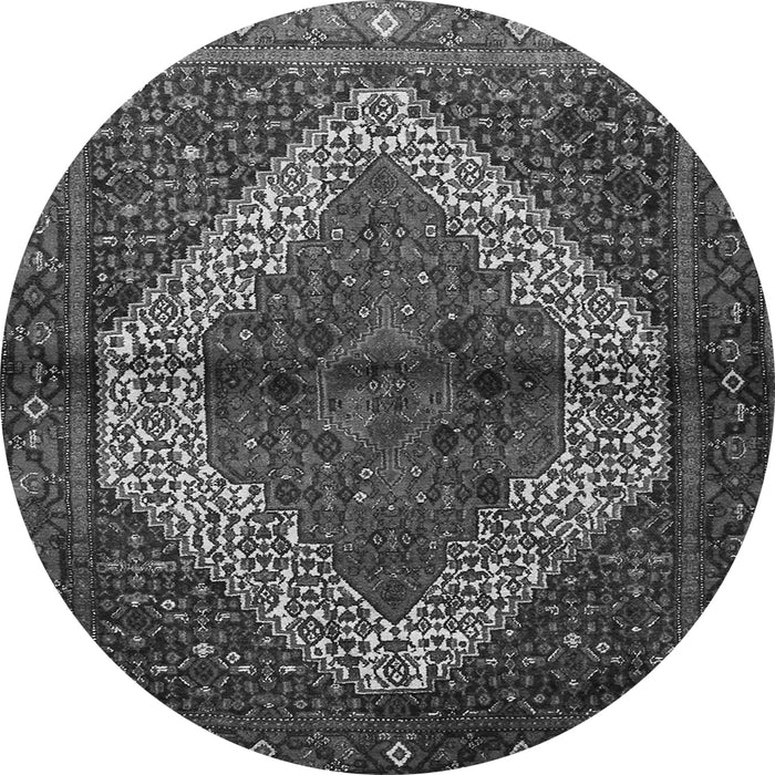 Square Persian Gray Traditional Rug, tr1943gry