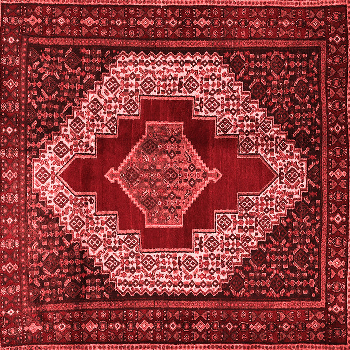 Machine Washable Persian Red Traditional Rug, wshtr1944red