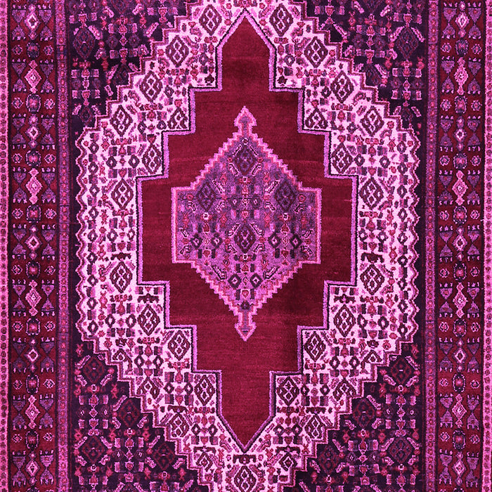 Machine Washable Persian Pink Traditional Rug, wshtr1944pnk