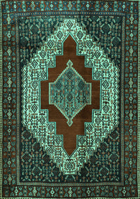 Persian Turquoise Traditional Rug, tr1944turq