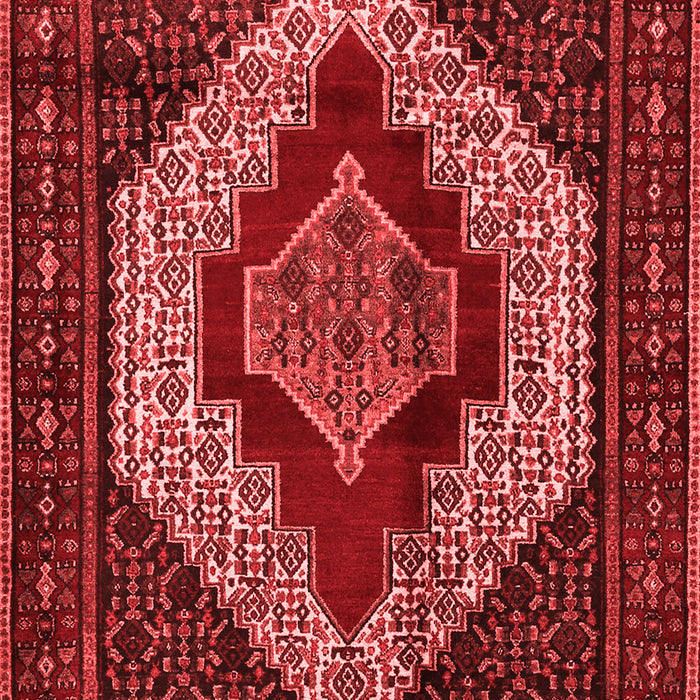 Machine Washable Persian Red Traditional Rug, wshtr1944red