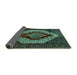 Sideview of Persian Turquoise Traditional Rug, tr1944turq