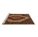 Sideview of Machine Washable Persian Brown Traditional Rug, wshtr1944brn