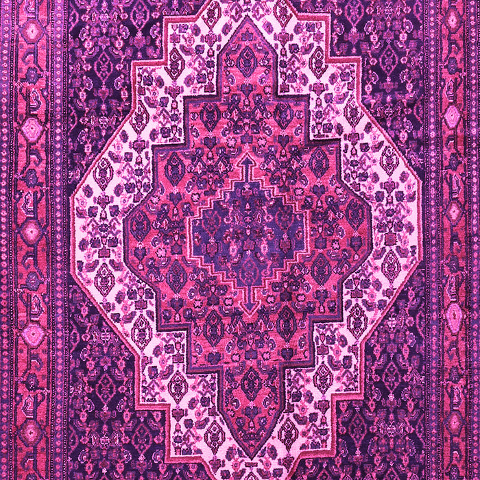 Machine Washable Persian Pink Traditional Rug, wshtr1945pnk