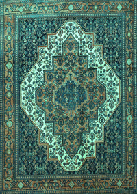 Persian Turquoise Traditional Rug, tr1945turq