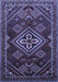 Machine Washable Persian Blue Traditional Rug, wshtr1946blu