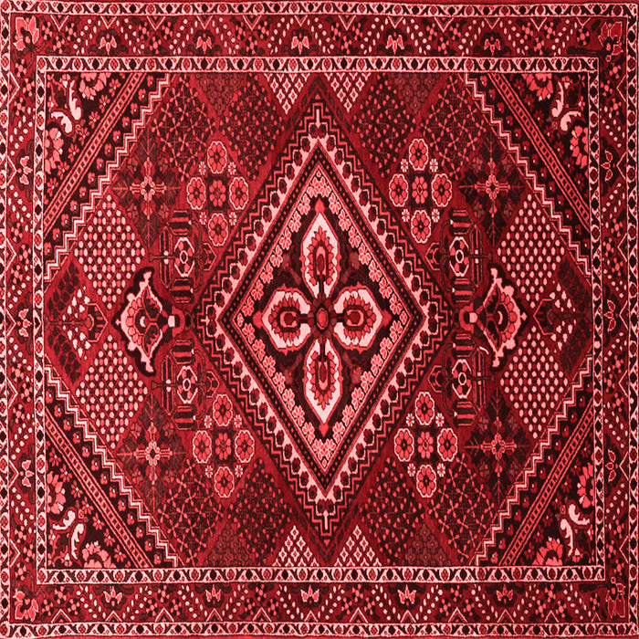 Machine Washable Persian Red Traditional Rug, wshtr1946red