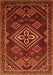 Serging Thickness of Machine Washable Persian Orange Traditional Area Rugs, wshtr1946org